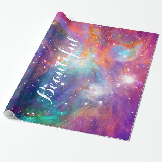 Geweldige Orion nebula die sterren schitteren "Moo Cadeaupapier (Uitgerold)