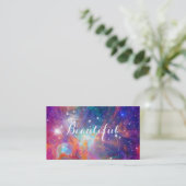 Geweldige Orion nebula die sterren schitteren "Moo Visitekaartje (Staand voorkant)