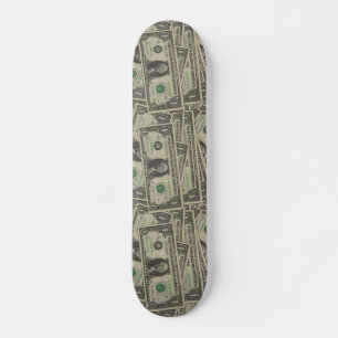 Geweldige oude dollars persoonlijk skateboard