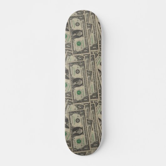 Geweldige oude dollars persoonlijk skateboard (Voorkant)