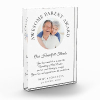 Geweldige ouderlijke Bedankt van Passen getrouwd b