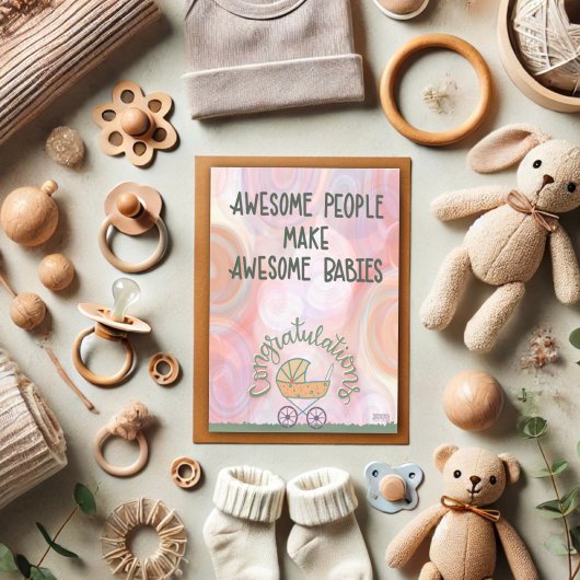 Geweldige Ouders Leuke Baby Inspirivity Kaart