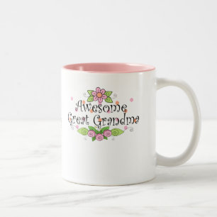 Geweldige overgrootmoeder T-shirt Tweekleurige Koffiemok