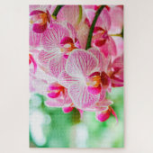 Geweldige paarse bloemen legpuzzel (Verticaal)