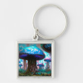 Geweldige paddenstoelen die gloeien sleutelhanger (Voorkant)
