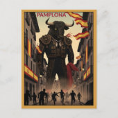 Geweldige Pamplona Reis Briefkaart (Voorkant)