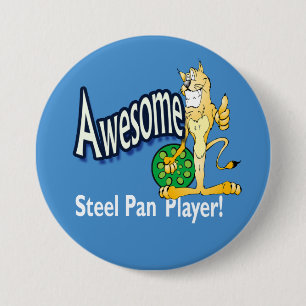 Geweldige PAN-speler Ronde Button 7,6 Cm