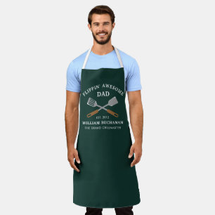 Geweldige Pap BBQ Vader Grill Chef gepersonaliseer Schort