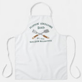 Geweldige Pap BBQ Vader Grilling Chef Schort (Voorkant)