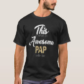 Geweldige Pap Special Grandpa T-shirt (Voorkant)