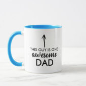 Geweldige pap World Best Father Fathers Day Gift Mok (Links)