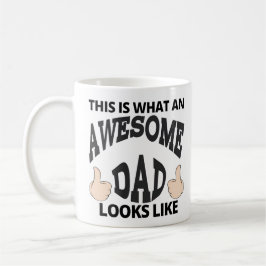Geweldige papa Dit is hoe een vader eruit ziet Koffiemok