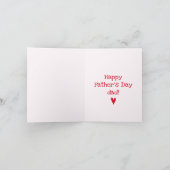 Geweldige papa! | Dochter & Vader - Vaderdag Kaart (Binnen)