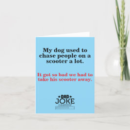 Geweldige papa grap feestdagen kaart