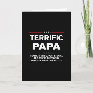 Geweldige Papa - Grappige Donald Trump Beste Papa Kaart