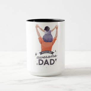 Geweldige papa koffie Mok - ideaal cadeau voor het