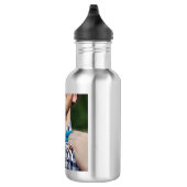 Geweldige papa sinds 20XX Eenvoudige elegante foto Waterfles (Rechts)