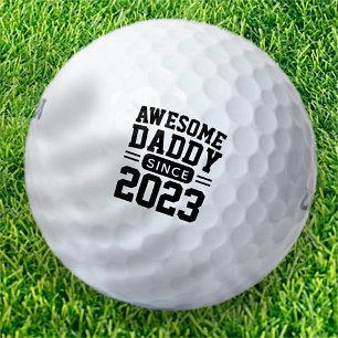 Geweldige Papa Sinds Sportief Moderne Vaderdag Golfballen