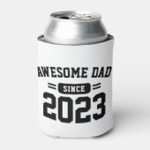Geweldige papa sinds XX atletische moderne Vaderda Blikjeskoeler (Blikje Voorkant)