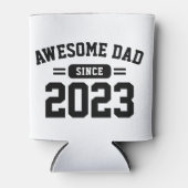 Geweldige papa sinds XX atletische moderne Vaderda Blikjeskoeler (Voorkant)