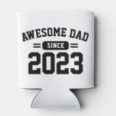 Geweldige papa sinds XX atletische moderne Vaderda Blikjeskoeler (Achterkant)