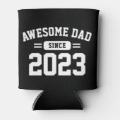 Geweldige papa sinds XX atletische moderne Vaderda Blikjeskoeler (Voorkant)