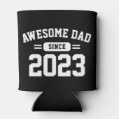 Geweldige papa sinds XX atletische moderne Vaderda Blikjeskoeler (Achterkant)