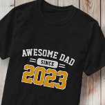 Geweldige papa sinds XX atletische moderne Vaderda T-shirt<br><div class="desc">Dit eenvoudige en moderne ontwerp bestaat uit san serif typografie.</div>