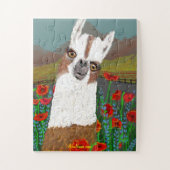Geweldige papavers en mama Llama Legpuzzel (Verticaal)