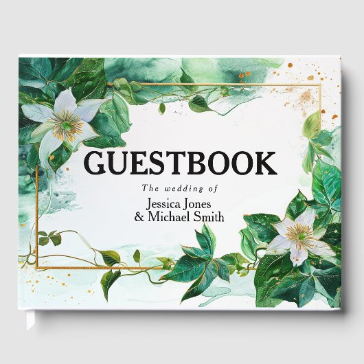 💍Geweldige Passiflora Serenity Gastenboek (Voorkant)