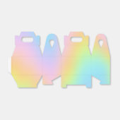 Geweldige pasteelregenboogbruiloft bedankdoosjes (Uitgevouwen)