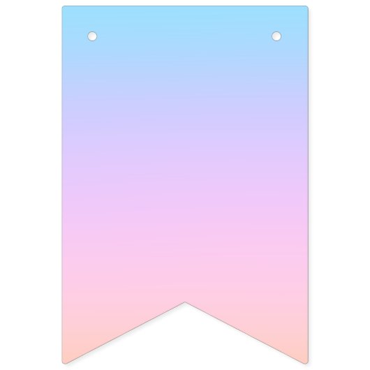 Geweldige pasteelregenboogbruiloft vlaggetjes (Tweede vlag)