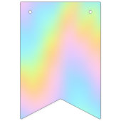 Geweldige pasteelregenboogbruiloft vlaggetjes (Eerste vlag)