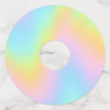 Geweldige pasteelregenboogbruiloft