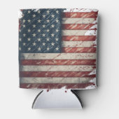 Geweldige patriottische noodlijdende Amerikaanse v Blikjeskoeler (Voorkant)