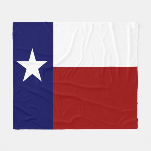 Geweldige patriottische Texas-vlag Fleece Deken (Voorkant (Horizontaal))