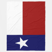 Geweldige Patriottische Vibrant Texas Flag Fleece Deken (Voorkant)