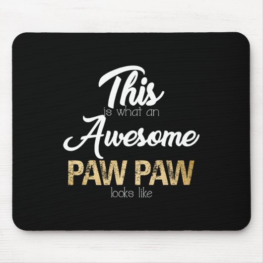 Geweldige Paw Paw Special Opa Muismat (Voorkant)