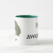 Geweldige Peacock-Mok Mok (Midden)