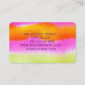 Geweldige perfect modern visitekaartje (Achterkant)