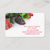 Geweldige perfecte kerst visitekaartje (Achterkant)