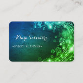 Geweldige perfecte kerstgroene verlichting visitekaartje (Voorkant)