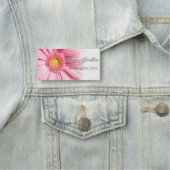 Geweldige, perfecte perfecte roze label voor de na naamplaatje (In situ)