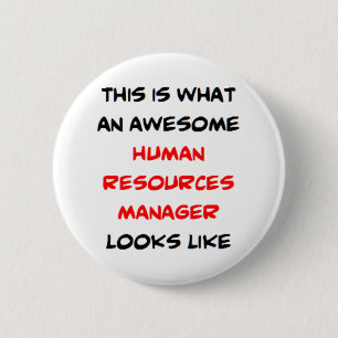 geweldige personeelsmanager ronde button 5,7 cm