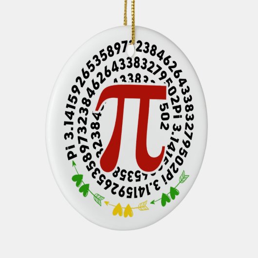 Geweldige PI Symbool Pi Dag Wiskunde Leraar Keramisch Ornament (Rechts)