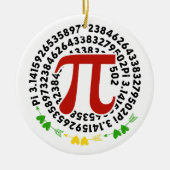 Geweldige PI Symbool Pi Dag Wiskunde Leraar Keramisch Ornament (Voorkant)