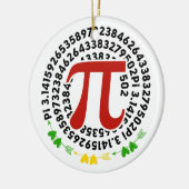 Geweldige PI Symbool Pi Dag Wiskunde Leraar Keramisch Ornament (Links)
