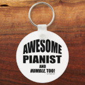Geweldige pianist sleutelhanger (Voorkant)