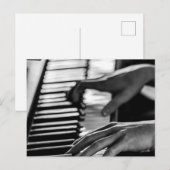Geweldige Piano Briefkaart (Voorkant / Achterkant)