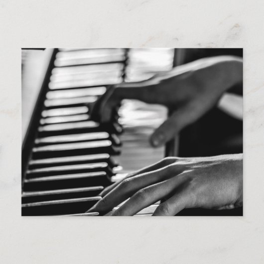 Geweldige Piano Briefkaart (Voorkant)